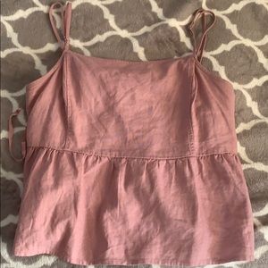 Light mauve tank top from pacsun